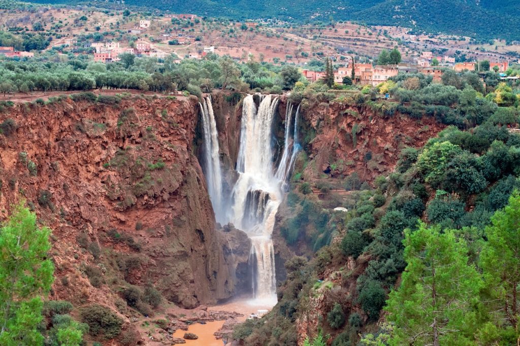 caida agua ouzoud atlas